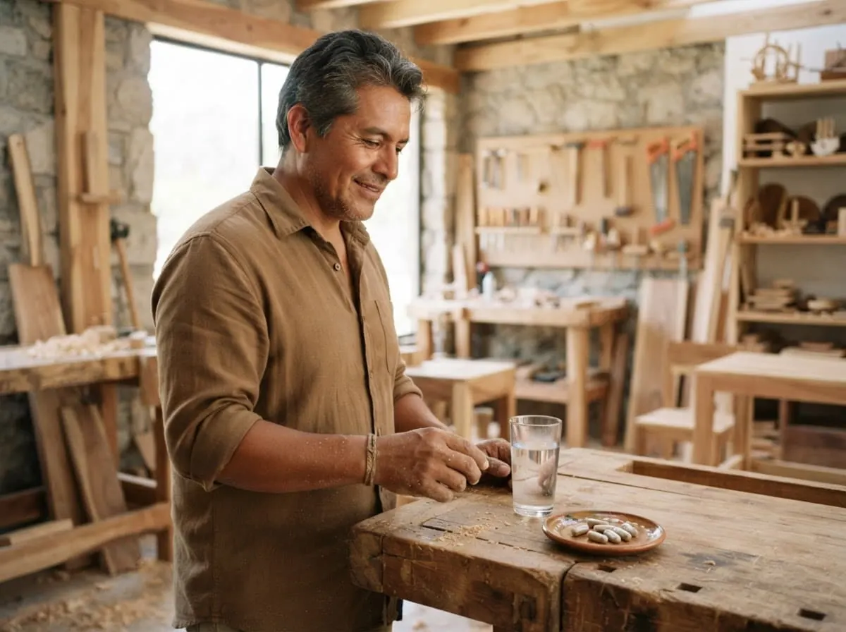 Persona mexicana con vida activa y movilidad